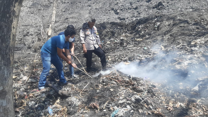 Api di TPA Putri Cempo Solo Padam, Status Tanggap Darurat Masih Diterapkan