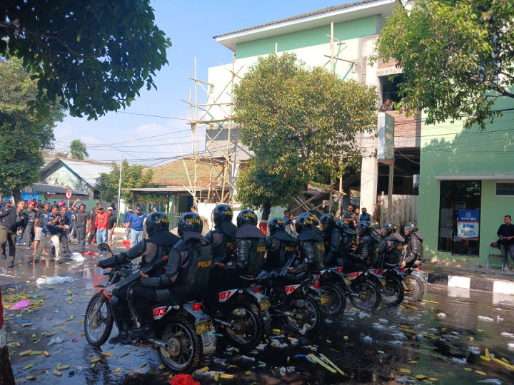 Polres Jepara Latihan Antisipasi Kerawanan Pemilu 2024