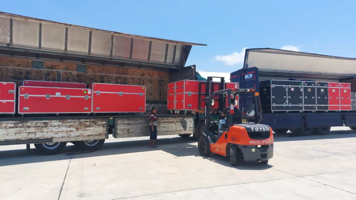 Paket Kargo untuk MotoGP Sudah Mulai Berdatangan ke Mandalika