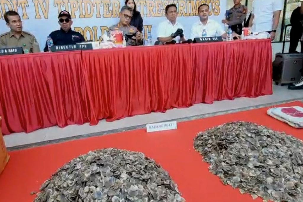 Polda Riau Gagalkan Perdagangan 41 Kg Kulit Trenggiling, Satu Orang Ditangkap