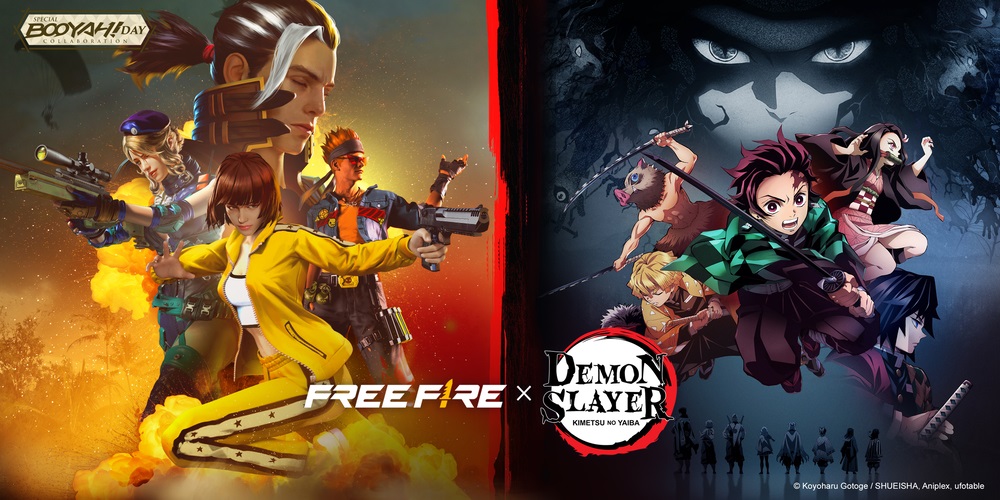 Free Fire x Demon Slayer.
