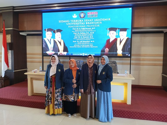 Keren! 4 Dosen Perempuan UB Dikukuhkan Sebagai Profesor