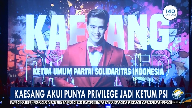 Kaesang Tak Tepis Anggapan Dirinya Jadi Ketum PSI Karena <i>Privilege</i>