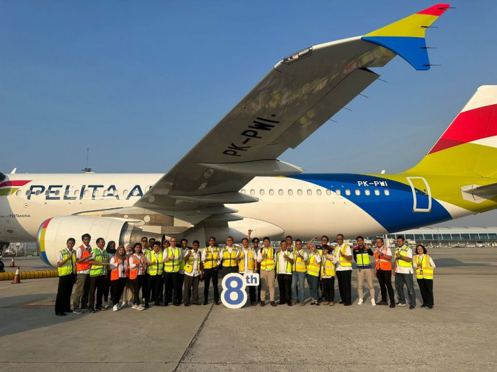 Konsisten, Pelita Air Tambah Pesawat Airbus A320 ke-8