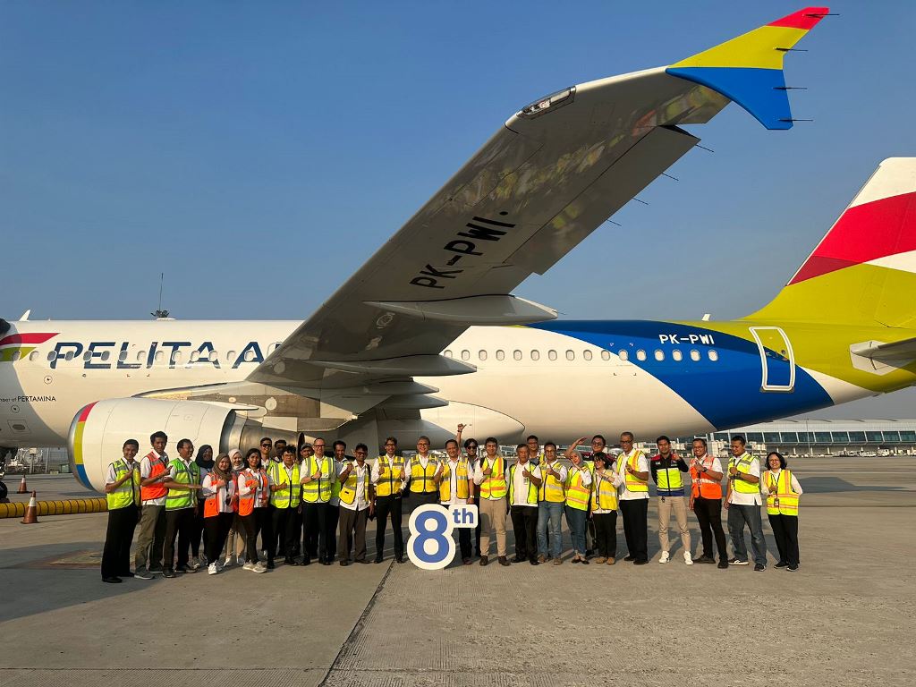 Armada Airbus A320 ke-8 Pelita Air telah tiba. Dok Ist