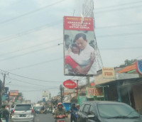 Baliho Prabowo Subianto di kawasan Kota Tangerang, Banten. Dokumentasi/ istimewa