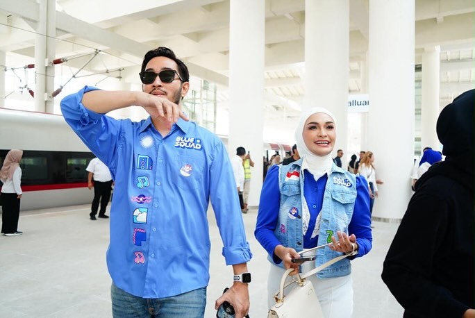 Keseruan Jeje Govinda hingga Putri Zulkifli Hasan Jajal Kereta Cepat