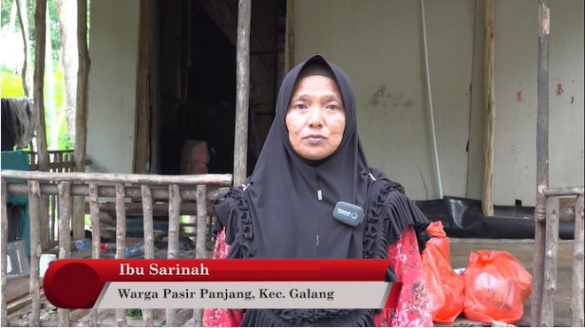 Salah seorang warga menyatakan siap direlokasi. Foto: Dok Metro TV