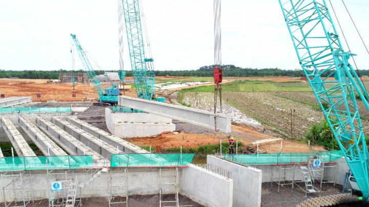 WSBP Selesaikan Suplai Produk ke Proyek Kuala Tanjung-Indrapura Seksi 2