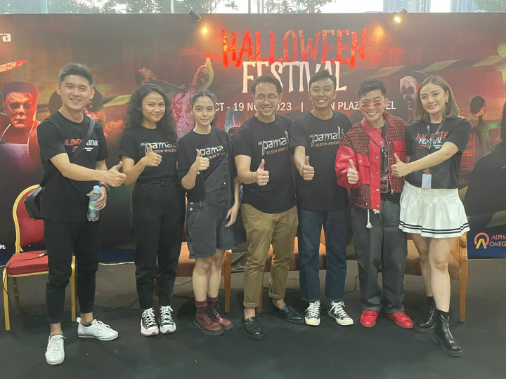 Fajar Nugra dan Yasamin Jasem Ketakutan Dikejar Zombie, Sampai Terjatuh