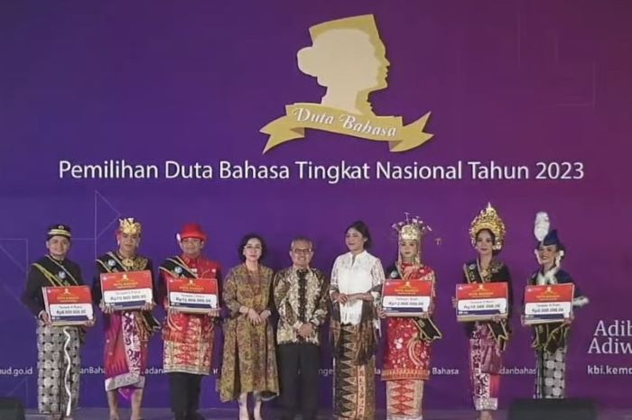 2 Perwakilan DKI Jakarta Jadi Duta Bahasa Nasional 2023