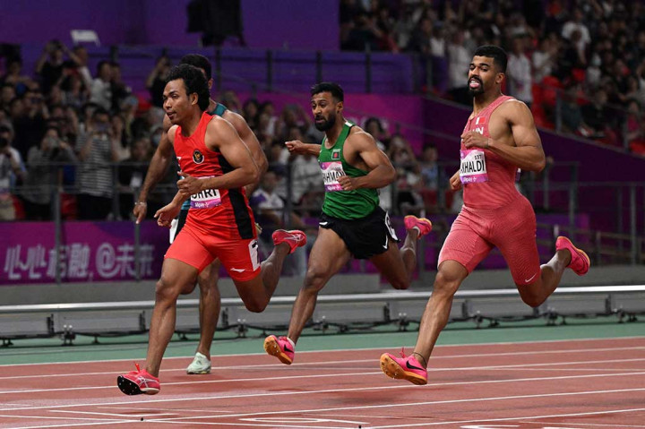 Zohri Lolos ke Final 100 Meter Putra Asian Games 2022