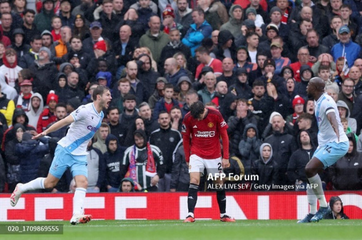 Palace Paksa MU Bertekuk Lutut di Old Trafford