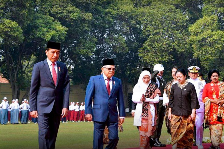 Jokowi-Maruf Amin Hadiri Upacara Peringatan Hari Kesaktian Pancasila di Lubang Buaya