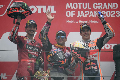 Jorge Martin Menangi MotoGP Jepang, Bagnaia kedua