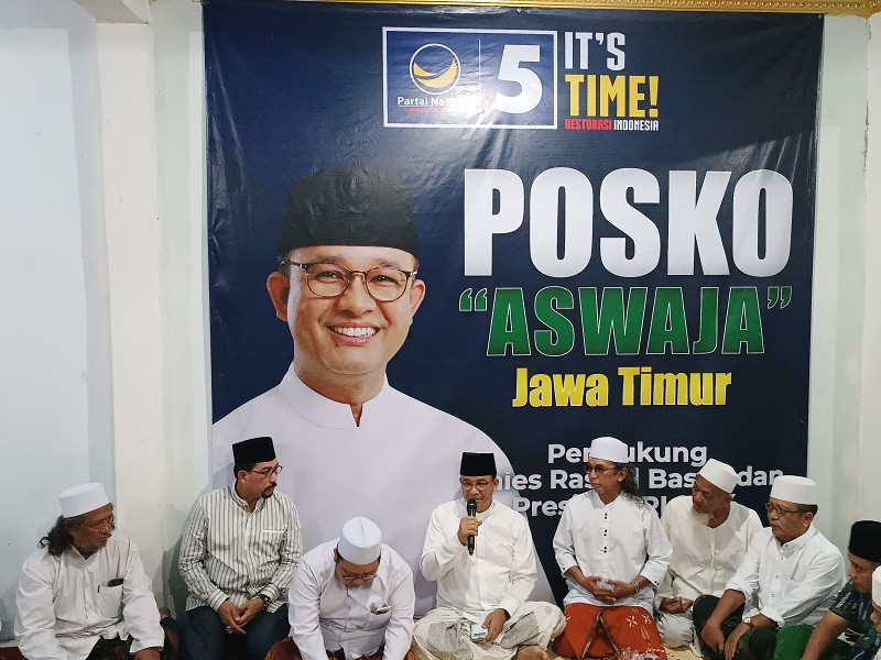 Posko Aswaja untuk Menangkan Anies-Muhaimin Terbentuk di 36 Daerah di Jatim
