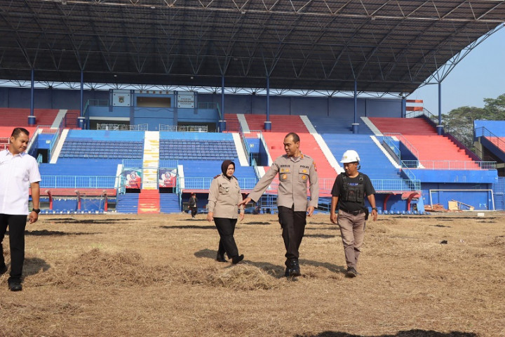 Renovasi Stadion Kanjuruhan Diawasi Ketat Kepolisian