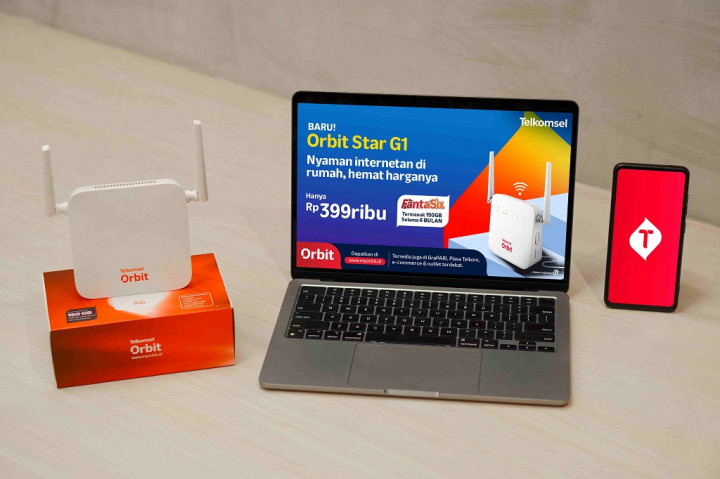 Telkomsel Luncurkan Orbit Star G1, Modem WiFi Rumahan Harga Paling Terjangkau