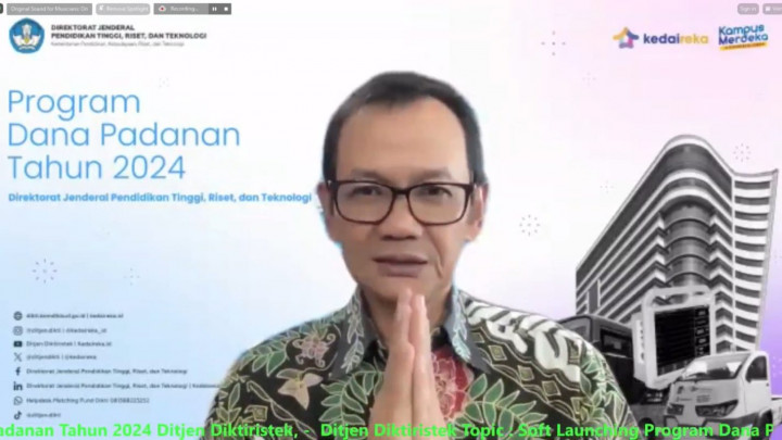 Program Dana Padanan Kedaireka 2024 Dibuka, Tersedia Anggaran Rp750 Miliar