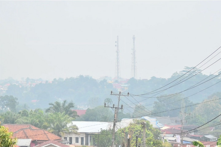 Kabupaten Merangin Mulai Diselimuti Kabut Asap