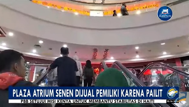 Pemilik Bangkrut, Begini Nasib Plaza Atrium Senen usai Dijual