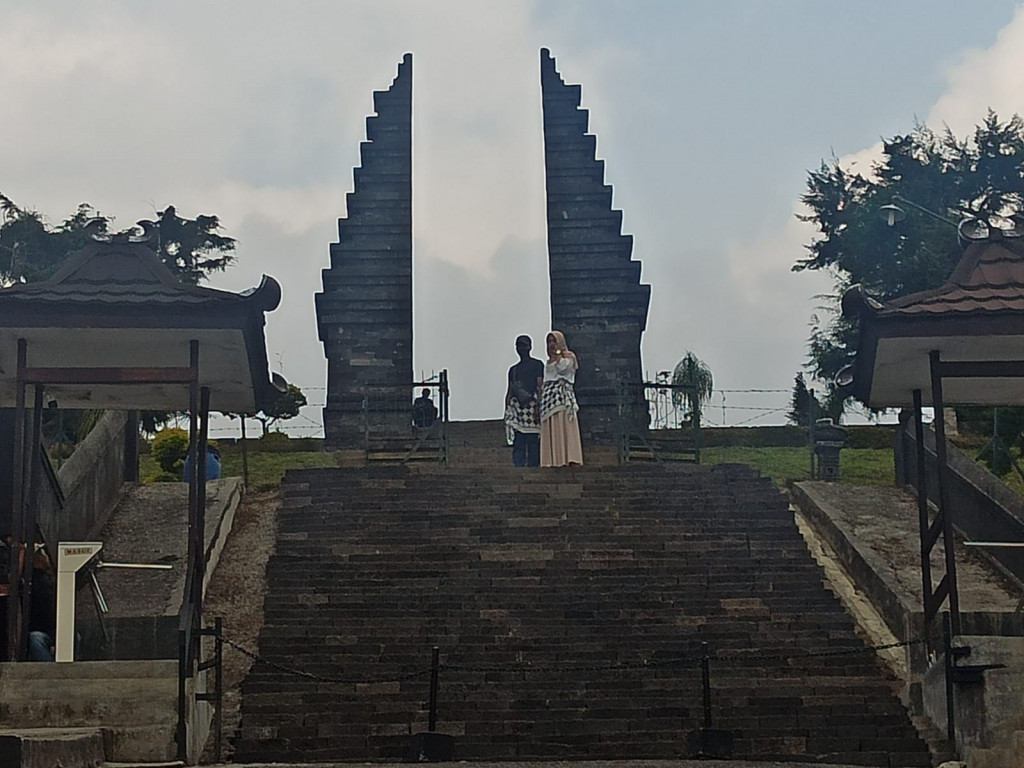 Kawasan wisata Candi Cetho, Karanganyar.