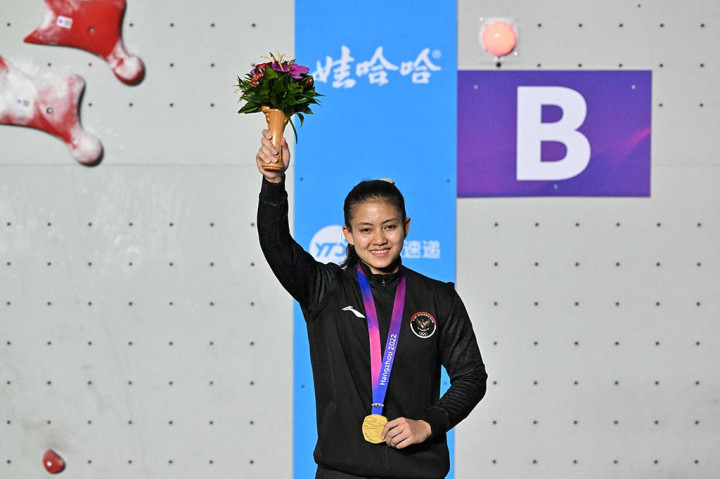 Desak Rebut Emas Panjat Tebing Speed Putri Asian Games 2022