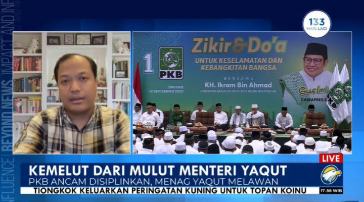 Pengamat Nilai Wajar PKB Mendisiplinkan Yaqut, Asal...
