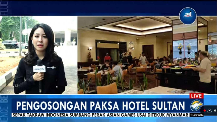Pengelola Ogah Angkat Kaki, Pengosongan Hotel Sultan Dikawal Tentara dan Polisi