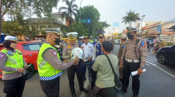 Ribuan Kendaraan di Kota Tangerang Ditilang saat Operasi Zebra Jaya