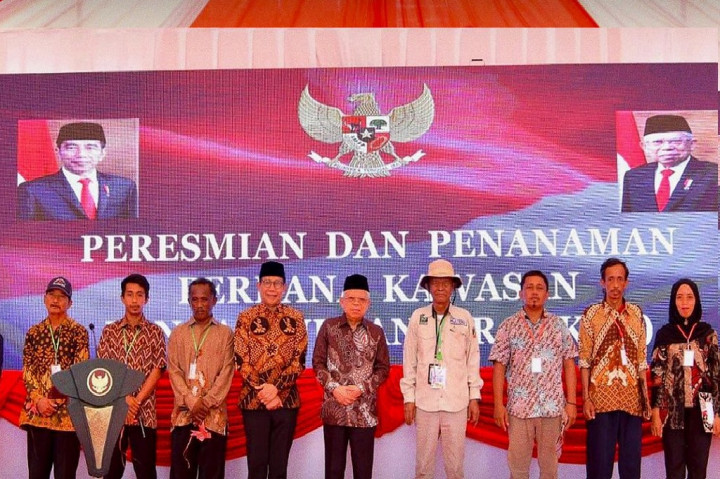 Wapres Resmikan dan Tanam Perdana di Kawasan Pangan Nusantara Sulteng