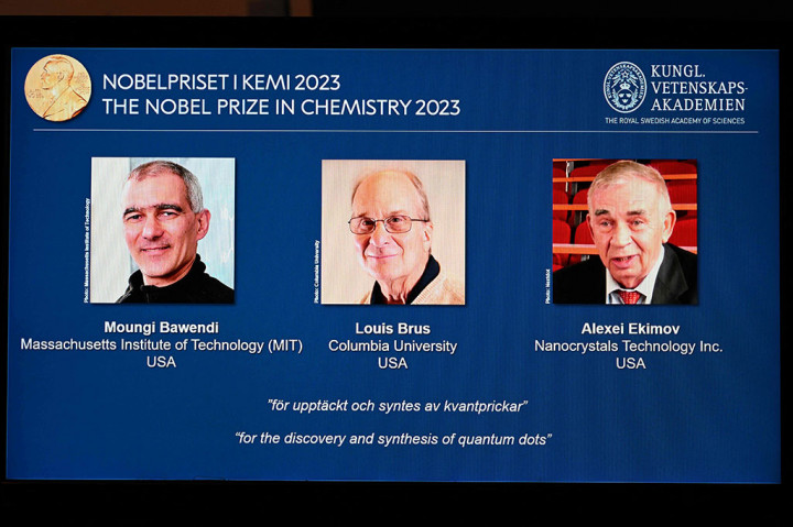 Ini Tiga Peneliti yang Raih Nobel Kimia 2023