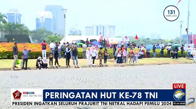 Yuk Intip Kemeriahan Puncak HUT ke-78 TNI