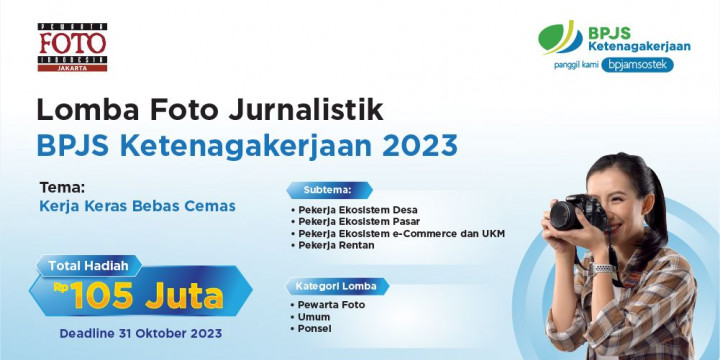 HUT ke-46, BPJS Ketenagakerjaan Gelar Lomba Fotografi Jurnalistik Berhadiah Ratusan Juta