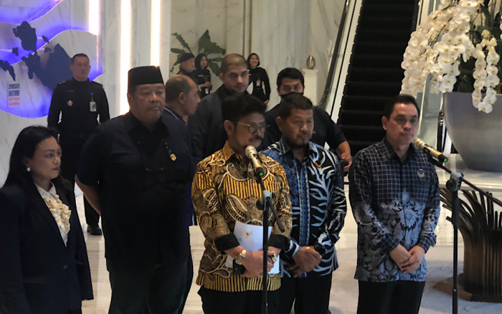 Mentan Beri Keterangan di Polda Metro Jaya Terkait Pemerasan