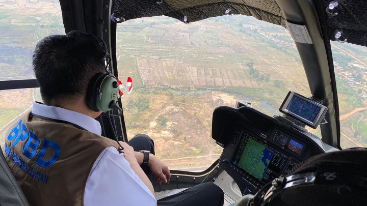 Karhutla di OKU Masih Berkobar