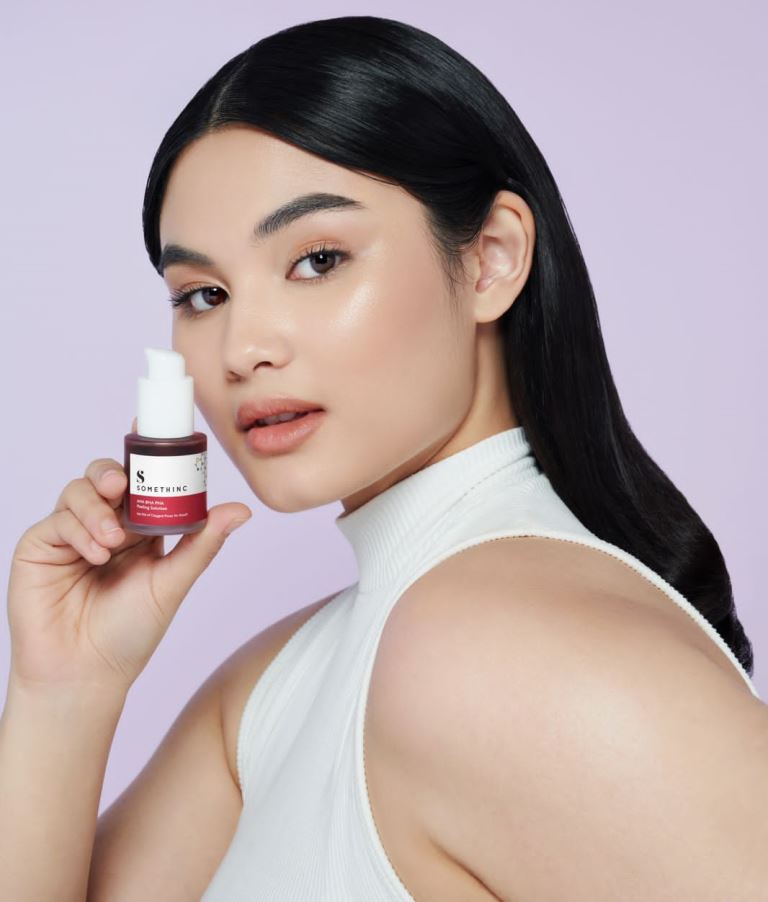 Melalui hasil survei 95% pengguna setuju dengan menggunakan serum Somethinc sebagai eksfoliasi yang dapat menghasilkan kulit wajah lebih glowing & mulus. Dok. Ist