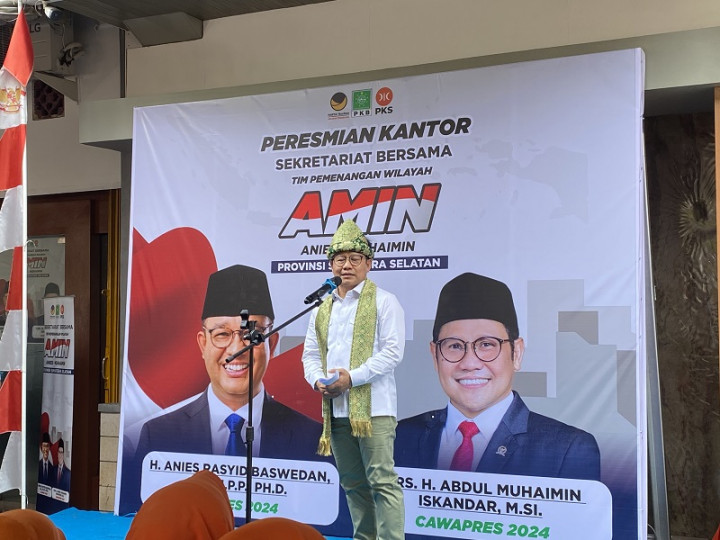 Cak Imin Resmikan Sekber Amin Sumsel