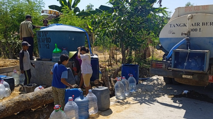 8 Kecamatan di Wonogiri Kekeringan, 1.000 Tangki Air Bersih Disiagakan per Bulan