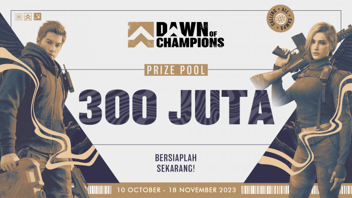 Turnamen Perdana Undawn ‘Dawn of Champions’ Bawa Hadiah Rp300 Juta