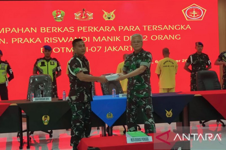 Berkas Perkara Oknum TNI Pelaku Pembunuh Imam Masykur Diserahkan ke Odmil Jakarta