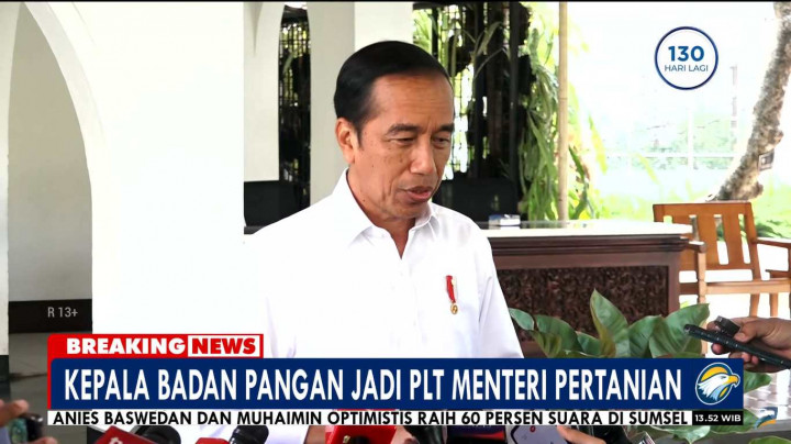 Alasan Jokowi Pilih Arief Prasetyo Gantikan Syahrul Yasin Limpo