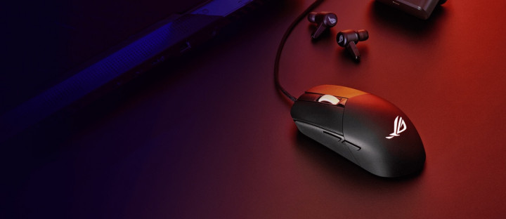 Mouse ROG Strix Impact III, Mouse Gaming Ringan, Cocok untuk Gamer FPS