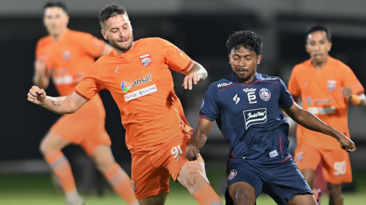 Menang Tipis atas Arema, Borneo FC Kokoh di Puncak Klasemen