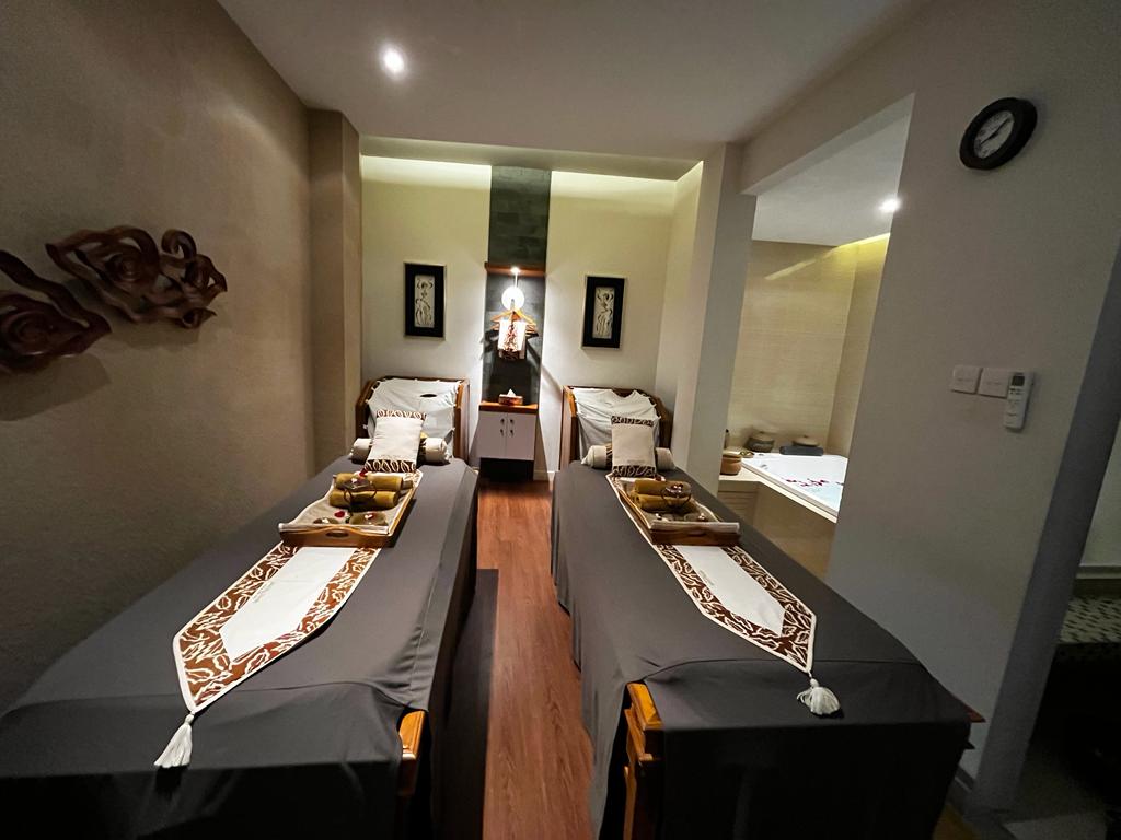 Ruangan yang luas dan ambience outlet yang hangat, tenang, dan instagramable ini diharapkan dapat membuat pencinta spa relaks dan betah.  Dok. A. Firdaus/Medcom