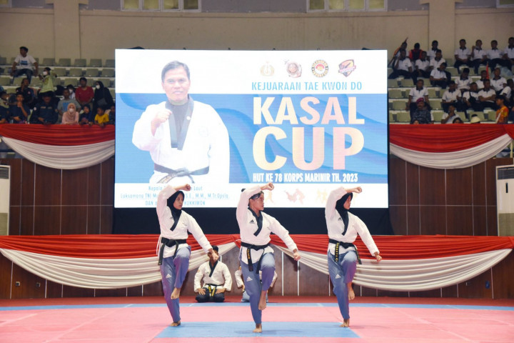 TNI AL Jaring Talenta Taekwondo Lewat Kasal Cup 2023