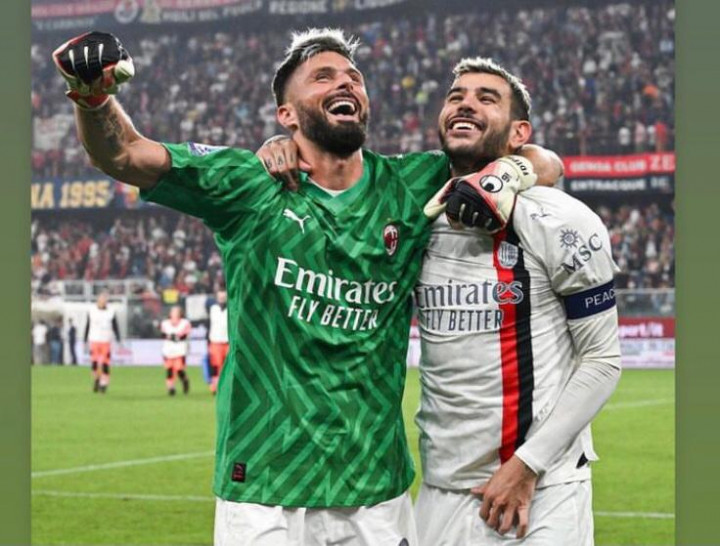 Sukses Menjaga Gawang AC Milan, Giroud: Jersey Kiper Ini Akan Saya Bingkai
