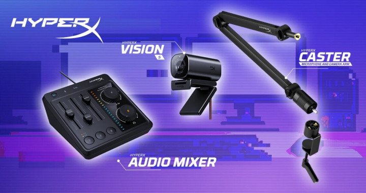 Produk HyperX Teranyar, Webcam Hingga Audio mixer untuk Streamer