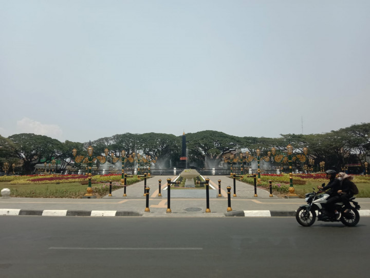 Proyek Revitalisasi Rampung, Alun-alun Tugu Malang Dibuka Kembali