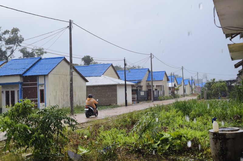 Saat kondisi hujan di Pontianak (ANTARA/Dedi)